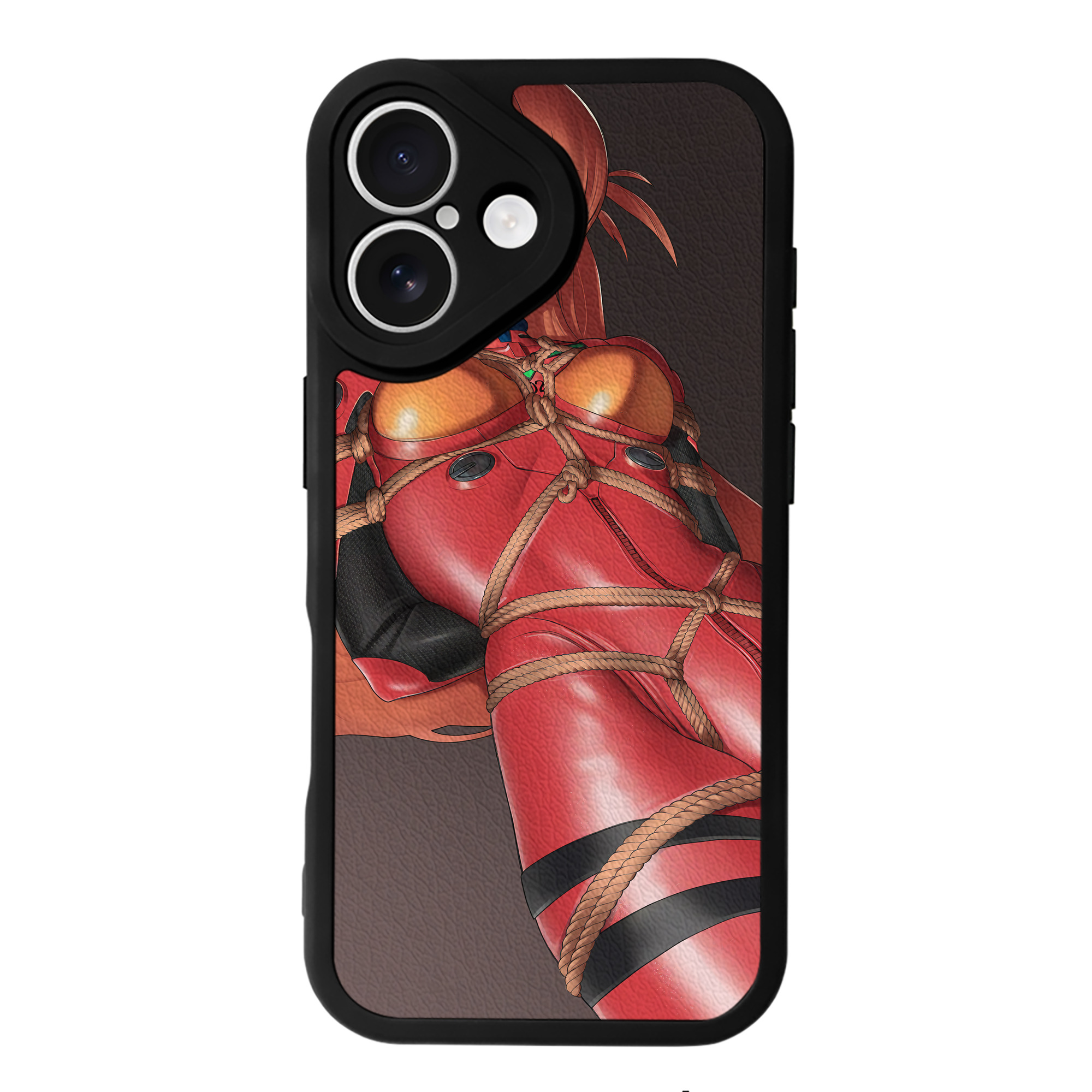 （画像用） EVA 新世紀エヴァンゲリオン 【iPhone 16シリーズ対応】シリコンスマホケース（レザー調） 材質：シリコン